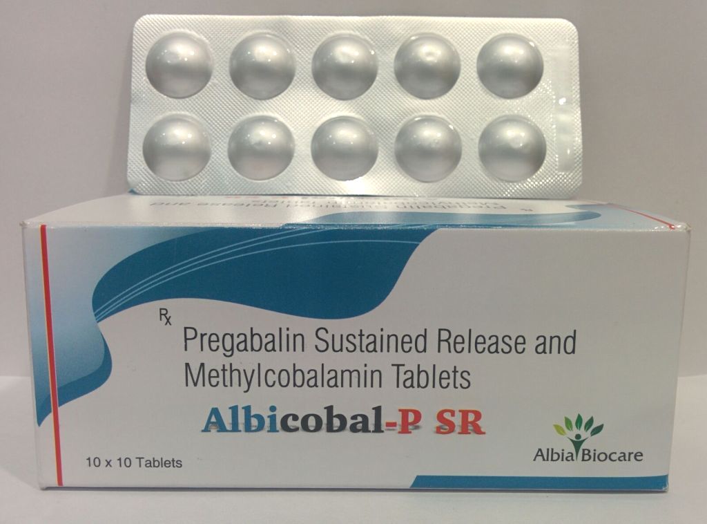 ALBICOBAL-P SR Tablet | Mecobalamin 1500mcg + Pregabalin 75mg SR 